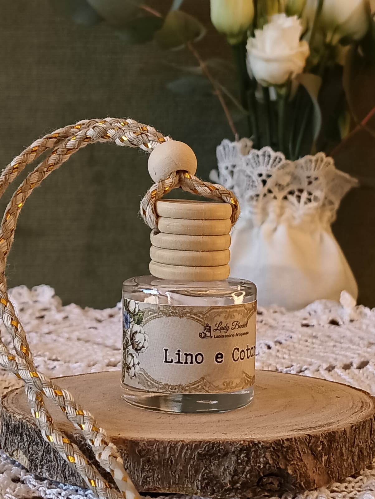 Profumatore per Auto Lino e Cotone 10 ml