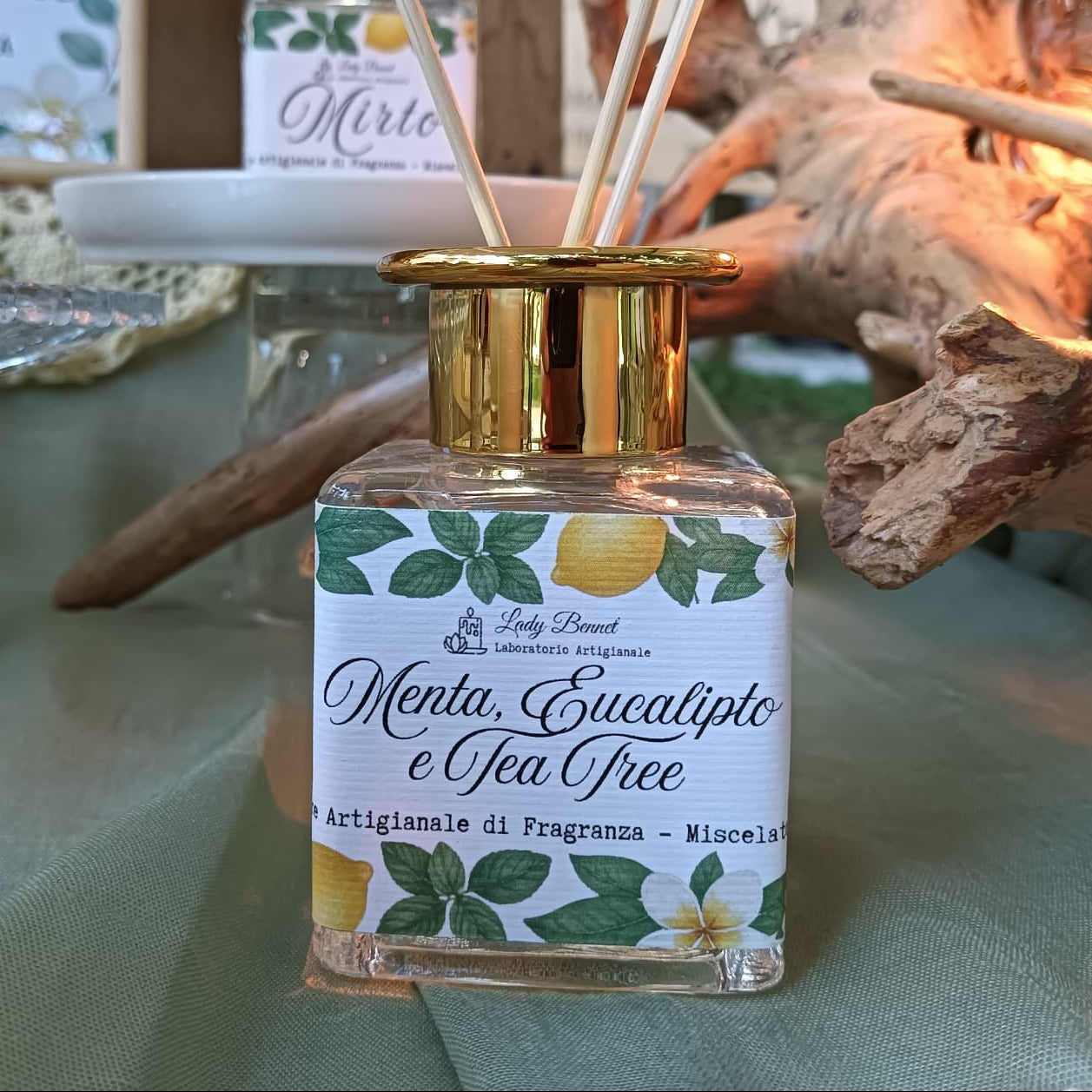 Diffusore Menta, Eucalipto e Tea Tree 100 ml
